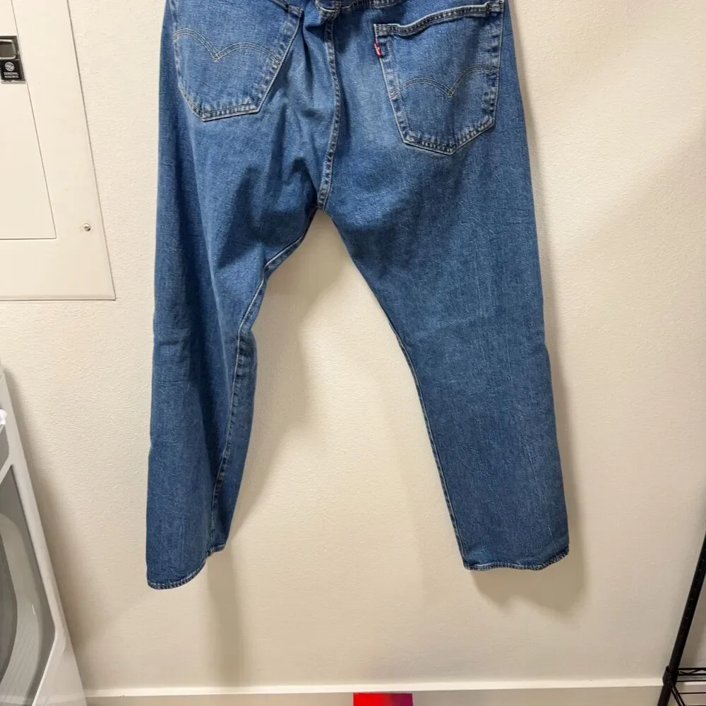 Levis 501 Mens 38x32 Button Fly Levis Premium Straight Leg